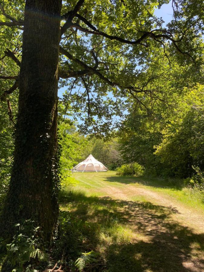 Fonclaire Holidays Glamping 'Luxury Camping' Blond Exteriör bild